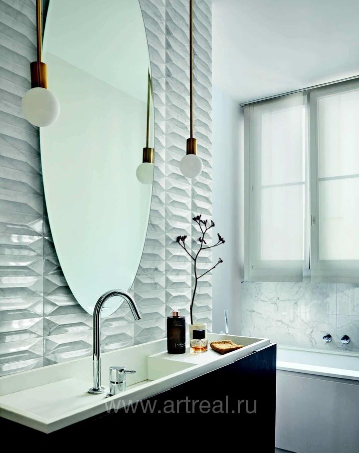 Керамическая плитка Marazzi Marbleplay в интерьере