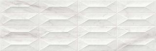 Marazzi Marbleplay настенная плитка White Struttura Gem 3D Rett. 30*90*10