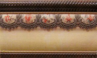 Aparici Scarlett бордюр lace zocalo brillo 25.1*15