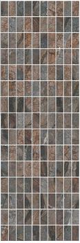 Kerama Marazzi Театро декор Декор Театро коричневый мозаичный 25*75*9