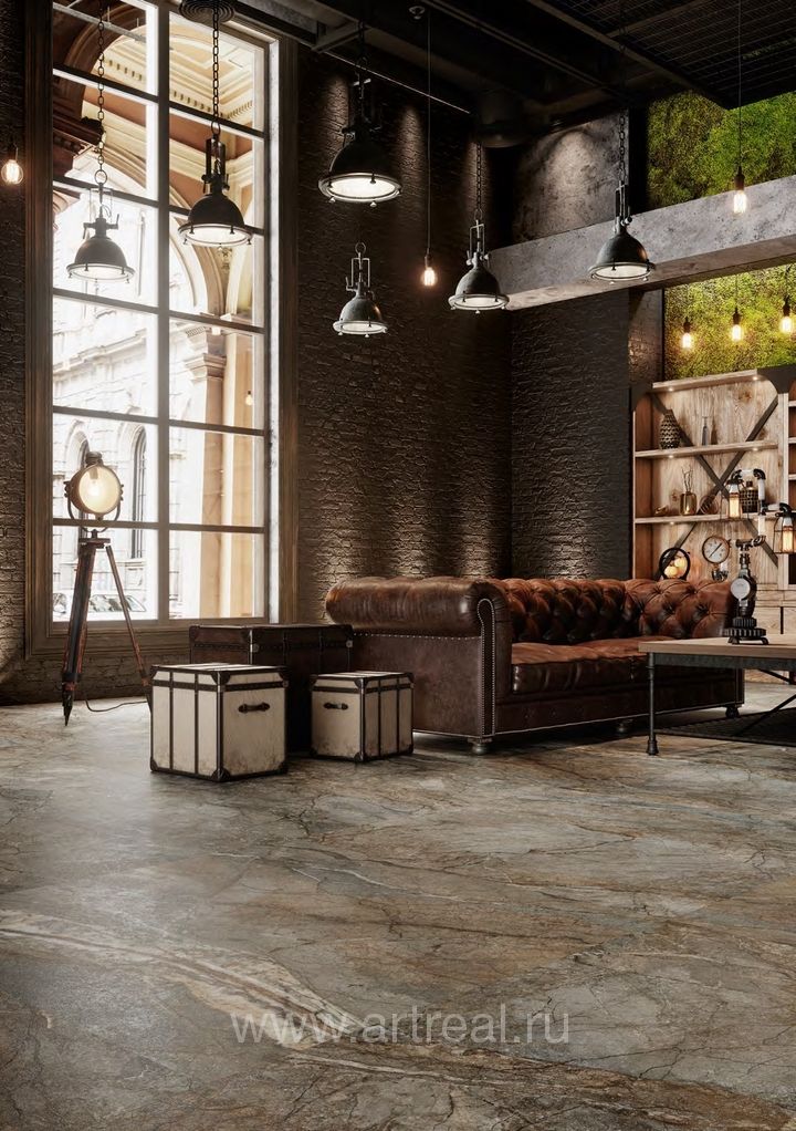 Керамогранит Kerama Marazzi Сильвер Рут в интерьере