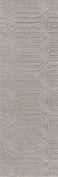 Kerama Marazzi Безана декор Декор Безана серый обрезной 25*75*9