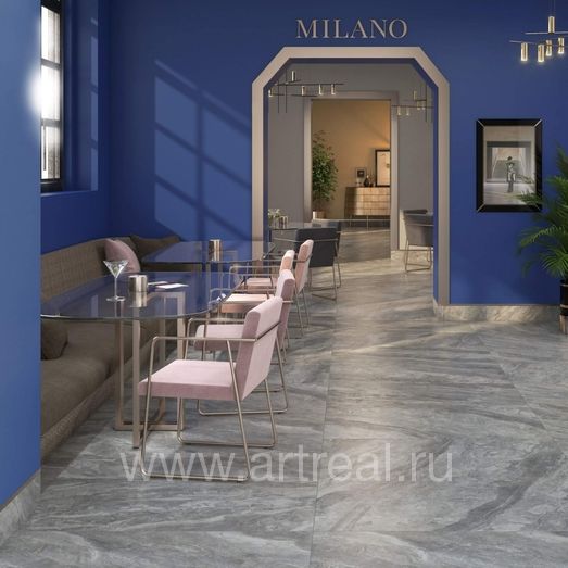 Kerama Marazzi Гриджио Керамогранит Kerama Marazzi Гриджио в интерьере
