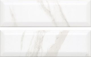 Kerama Marazzi Дорато настенная плитка Дорато белый грань 8.5*28.5*9.2