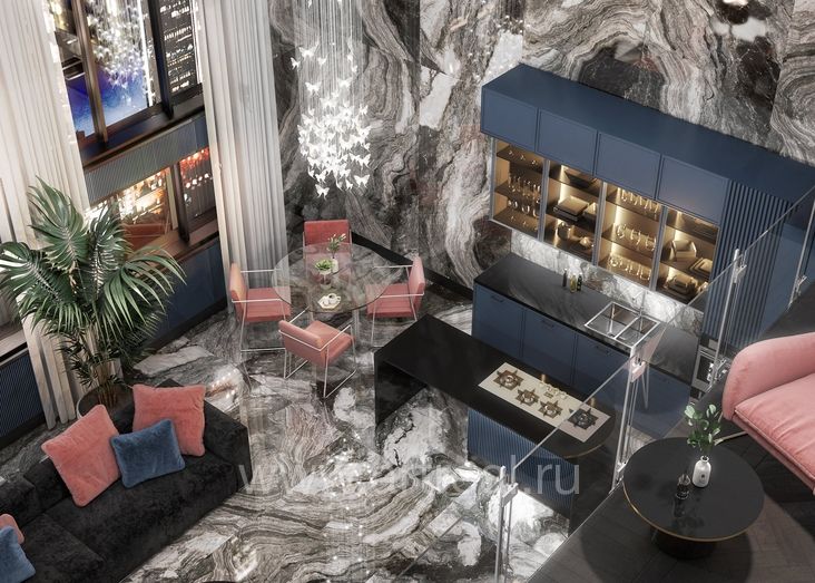 Керамогранит Kerama Marazzi Ониче в интерьере