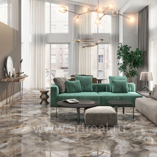 Керамогранит Kerama Marazzi Ониче в интерьере