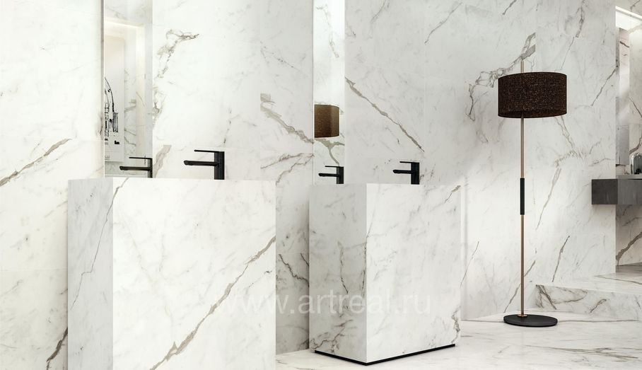 Керамогранит Marvel Shine в интерьере