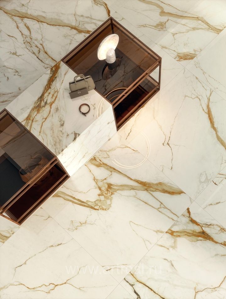 Керамогранит Marvel Shine в интерьере