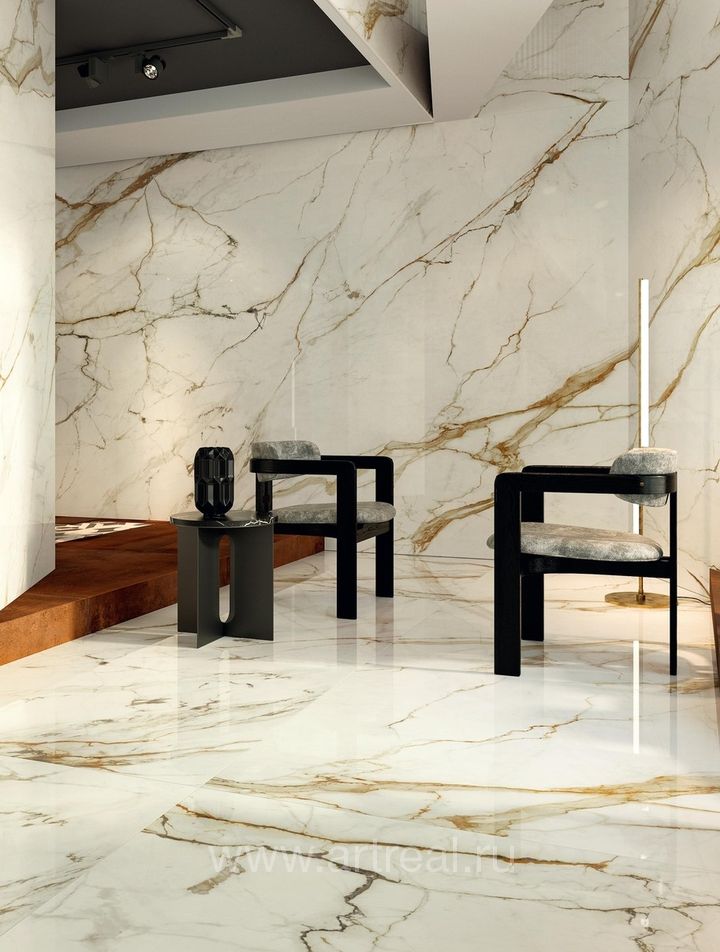 Керамогранит Marvel Shine в интерьере