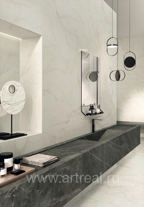 Керамогранит Marvel Shine в интерьере