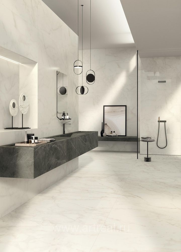 Керамогранит Marvel Shine в интерьере