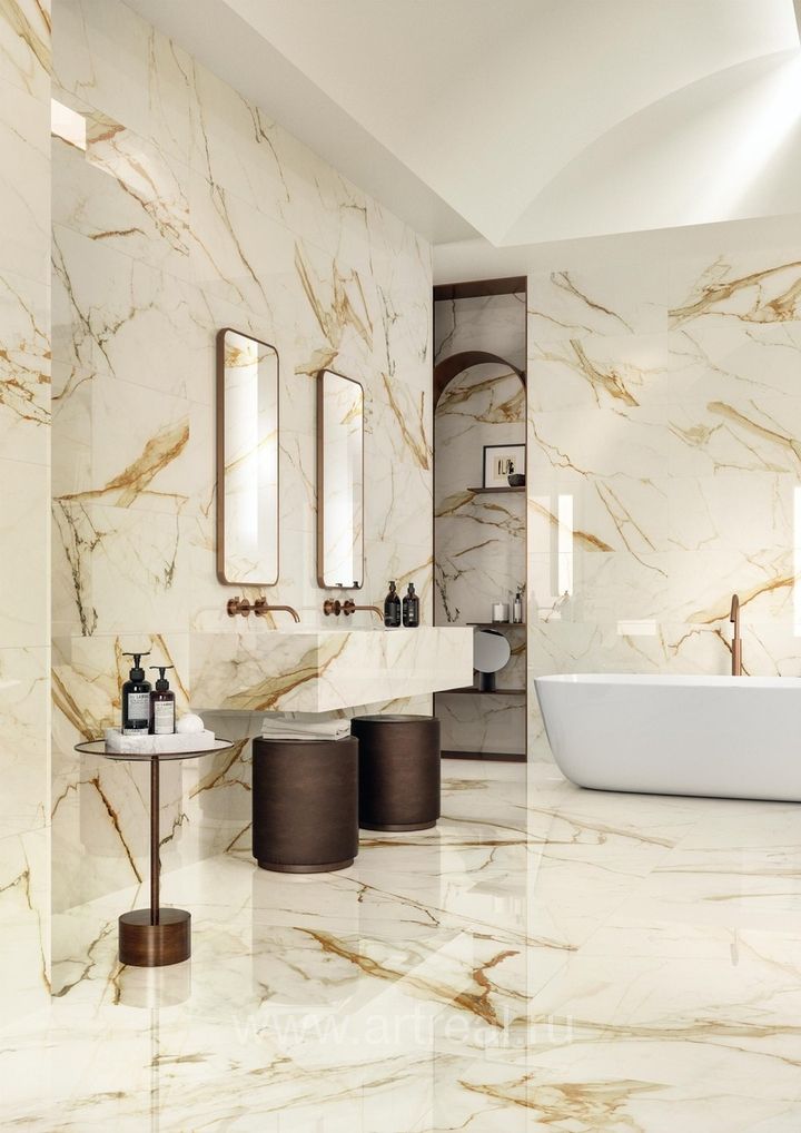 Керамогранит Marvel Shine в интерьере