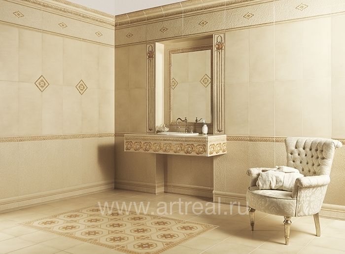 Керамическая плитка Tagina Ninfea в интерьере