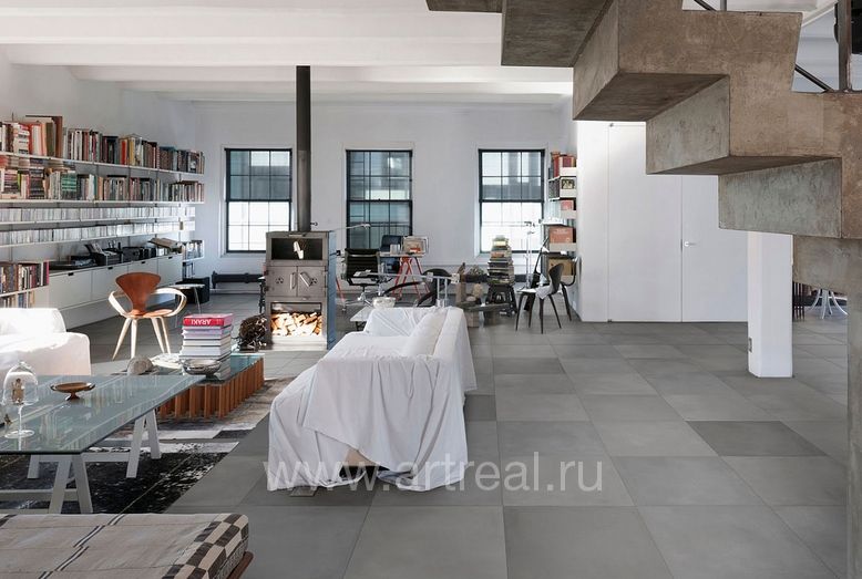 Керамогранит 41zero42 Mate в интерьере