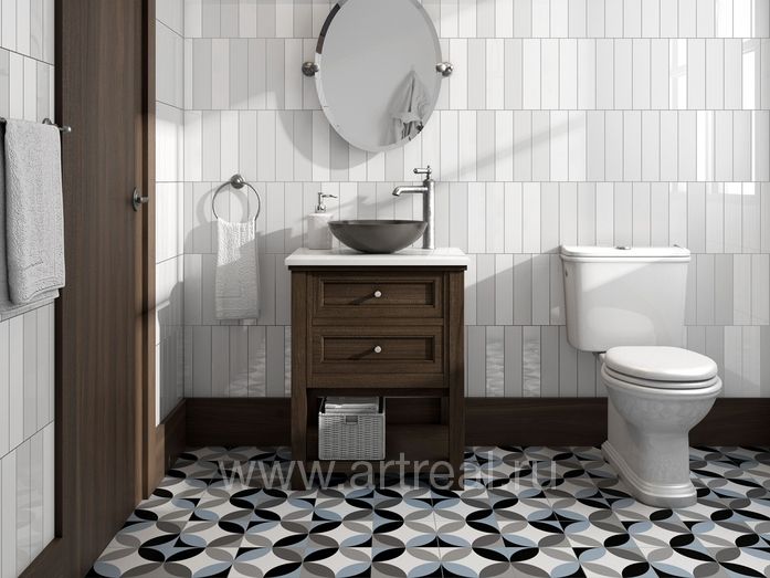 Керамическая плитка Dune Black & White в интерьере