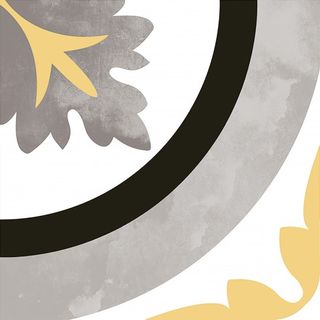 Dune Black & White декор Ornamental Mustard 20*20*8