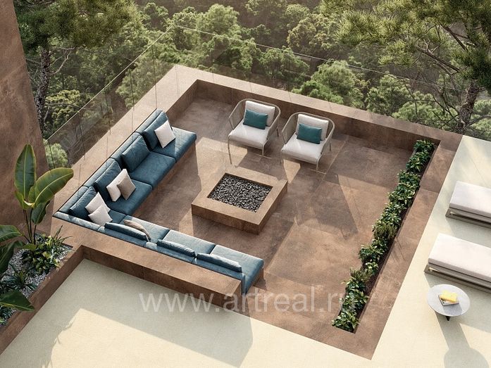 Керамогранит Xlight Oxide в интерьере