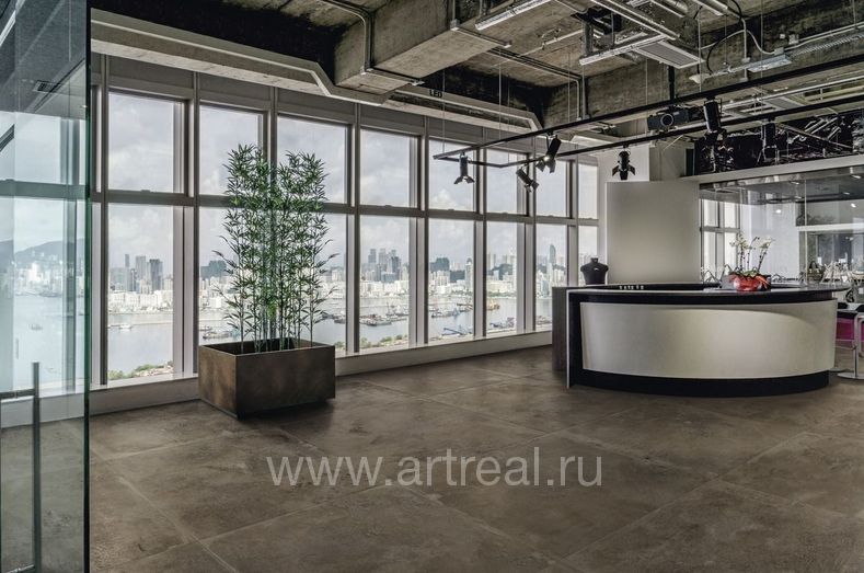 Керамогранит Ariostea Ultra Metal в интерьере