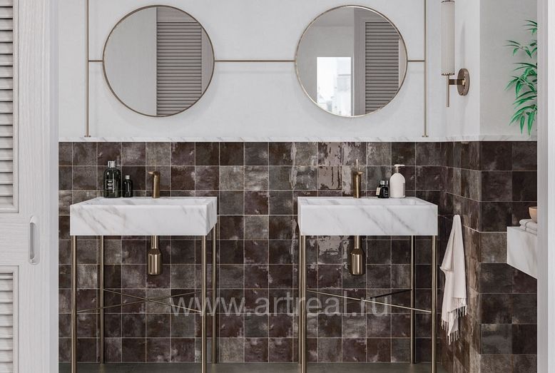 Керамическая плитка DNA Enamel в интерьере