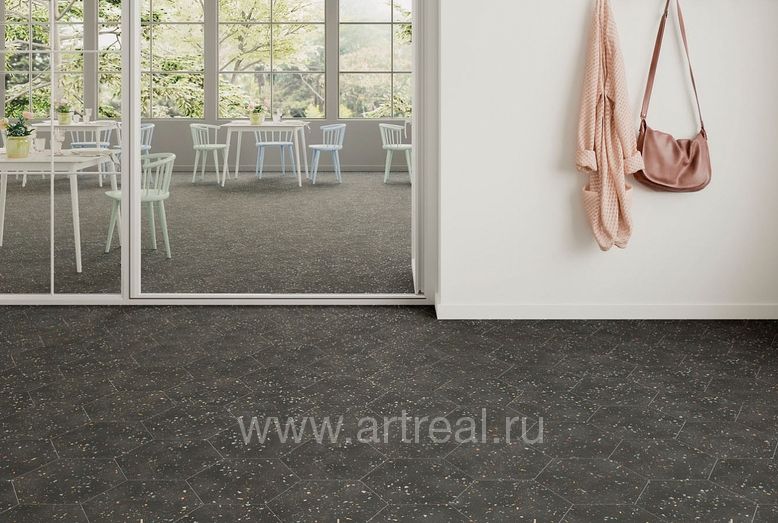 Керамогранит DNA Terrazzo в интерьере