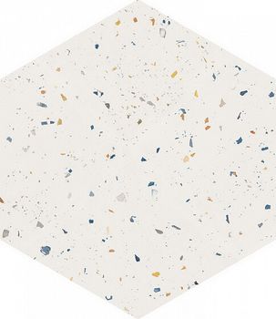 DNA Terrazzo керамогранит White Colours 32*36.8