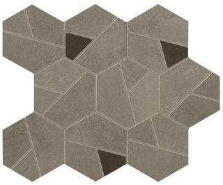 Мозаика Taupe Mosaico Hex Coffee 25*28.5