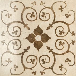 Italon Charme декор Cream Inserto Bouquet Lappato 60*60