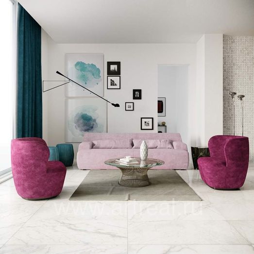 Керамогранит Edimax Astor Velvet в интерьере