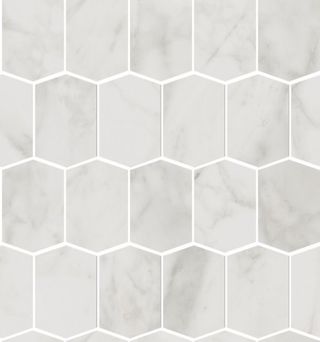 Edimax Astor Velvet Mosaico Hexagon White ret.