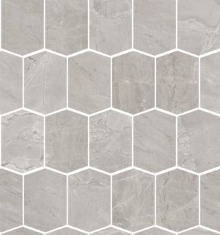Edimax Astor Velvet мозаика Mosaico Hexagon Grey ret. 31*35