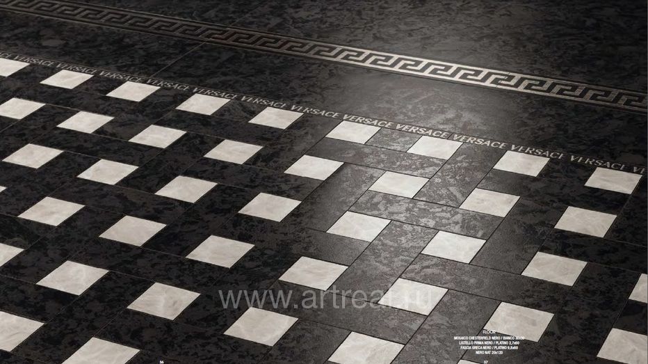 Versace Meteorite Керамогранит Versace Meteorite в интерьере