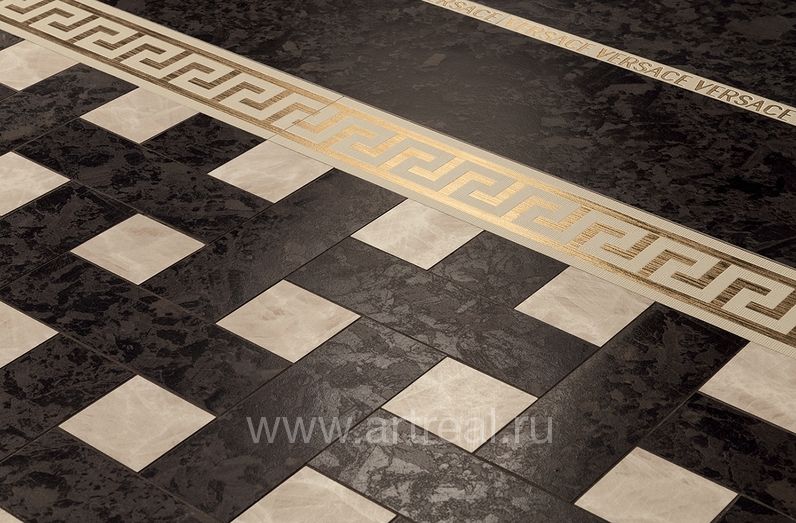 Versace Meteorite Керамогранит Versace Meteorite в интерьере
