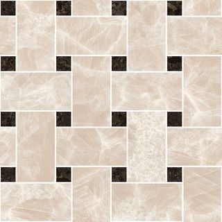 Versace Meteorite мозаика Mosaic Intarsio Miele/Moka Lappato 30*30*10
