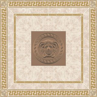 Versace Meteorite панно Decor Rosone Miele/Oro Lappato 120*120*10