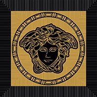Versace Meteorite вставка Firma Medusa Nero/Oro 9.8*9.8