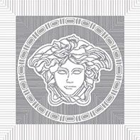 Versace Meteorite вставка Firma Medusa Bianco/Platino 9.8*9.8