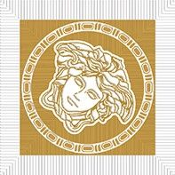 Versace Meteorite вставка Tozzetto Medusa Bianco/Oro 9.8*9.8
