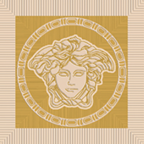 Versace Meteorite вставка Firma Medusa Miele/Oro 9.8*9.8