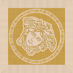Versace Meteorite вставка Tozzetto Medusa Miele/Oro 9.8*9.8