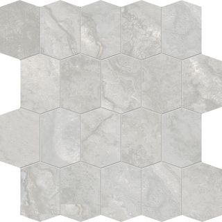 Edimax Astor Stream мозаика Mosaico Hexagon Silver 31*35