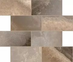 Rex Reves De Rex мозаика Choco Glossy Modulo Muretto Sfalsato 7.5*15