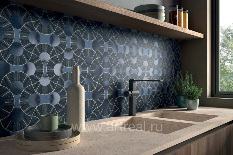 Керамическая плитка ABK Wide And Style Mini в интерьере