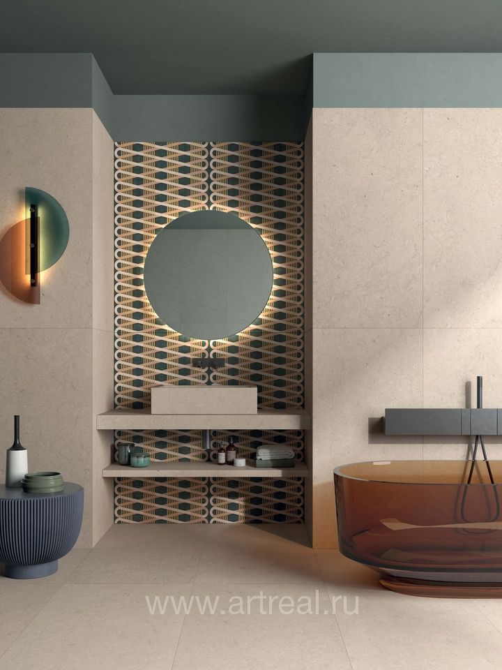 Керамическая плитка ABK Wide And Style Mini в интерьере