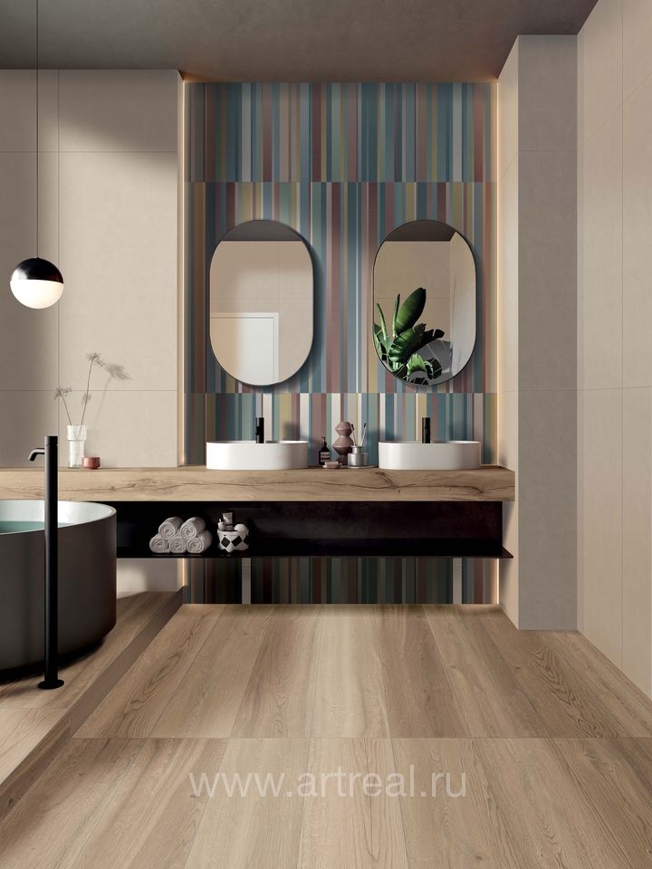 Керамическая плитка ABK Wide And Style Mini в интерьере