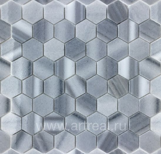 Мозаика LeeDo Caramelle Pietrine Hexagonal в интерьере