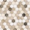 Мозаика LeeDo Caramelle Pietrine Hexagonal в интерьере