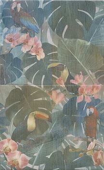 Kerama Marazzi Пальмовый лес панно Панно Пальмовый лес 50*80*8