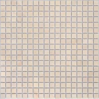 LeeDo Caramelle Pietrine 4 mm мозаика Botticino Mat 15x15x4 30.5*30.5*4