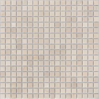 LeeDo Caramelle Pietrine 4 mm мозаика Crema Marfil Mat 15x15x4 30.5*30.5*4