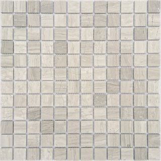 LeeDo Caramelle Pietrine 4 mm мозаика Travertino Silver Mat 23x23x4 (13 шт/кор) 29.8*29.8*4